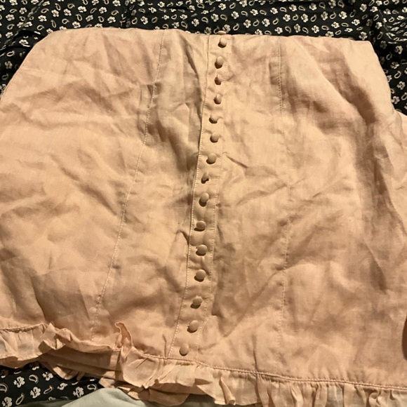 Chic Blush Ruffle Sleeve Mini Dress - Picture 5 of 8